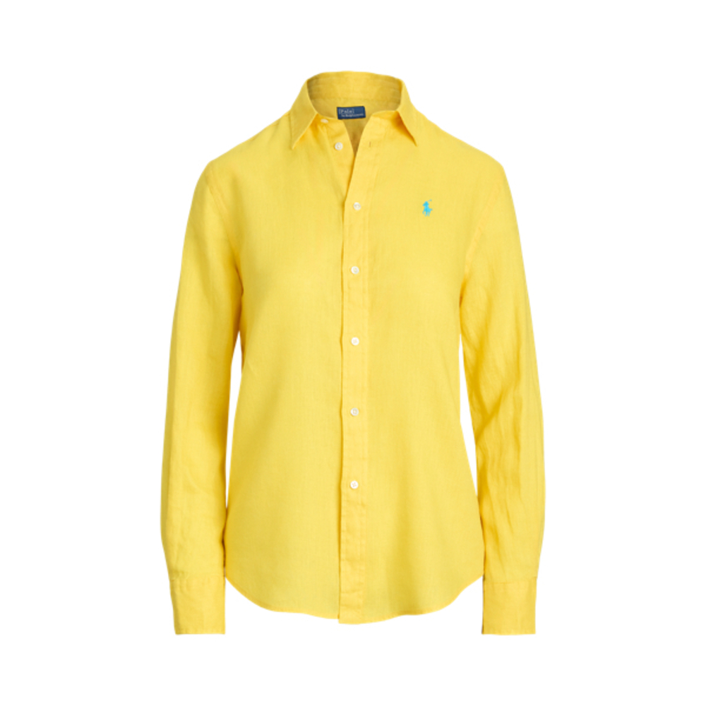 Classic Fit Linen Button Down Shirt